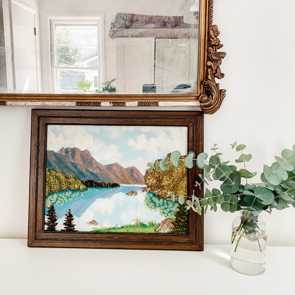3D mountain scape